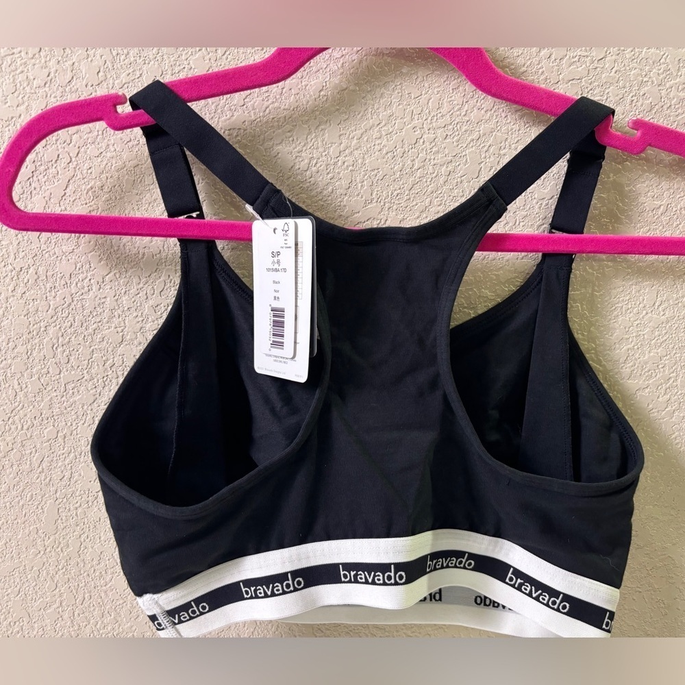 Lot of 2 NWT Bravado Designs Black Racerback Full Cup Nursing Bra S 32D-… - Picture 7 of 10